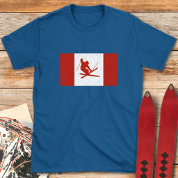 Canada Skis T Shirt Gift For Skier
