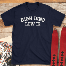 Low Iq T Shirt Gift For Skier