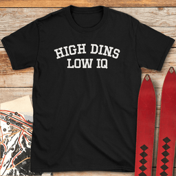 Low Iq T Shirt Gift For Skier