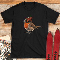 Little Bird Shred T Shirt Gift For Skier