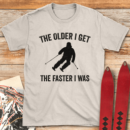 Old Ski Memories T Shirt Gift For Skier