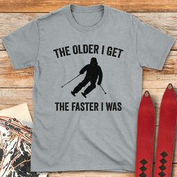 Old Ski Memories T Shirt Gift For Skier