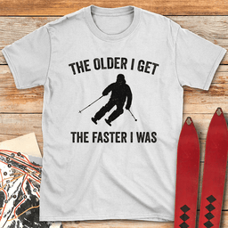 Old Ski Memories T Shirt Gift For Skier