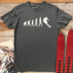 Evolution Of Skiers T Shirt Gift For Skier