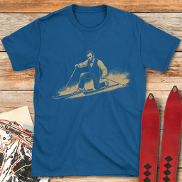 Lincoln Telemark T Shirt Gift For Skier