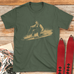 Lincoln Telemark T Shirt Gift For Skier