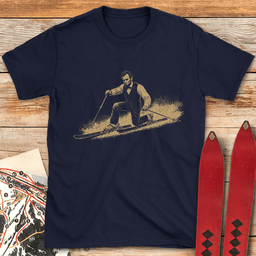 Lincoln Telemark T Shirt Gift For Skier