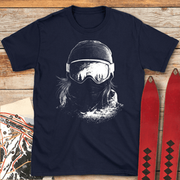 Powder Warrior T Shirt Gift For Skier