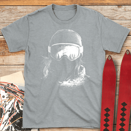 Powder Warrior T Shirt Gift For Skier