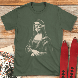 Mona Shreds T Shirt Gift For Skier