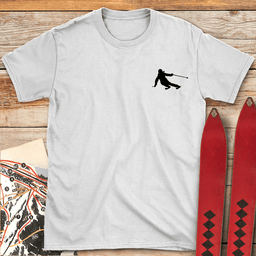 She Skis Simple T Shirt Gift For Skier