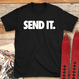 Send IT T Shirt Gift For Skier