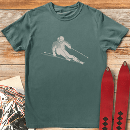 Rasterized Ripper T Shirt Gift For Skier