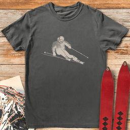 Rasterized Ripper T Shirt Gift For Skier