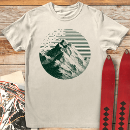 Noble Peak T Shirt Gift For Skier