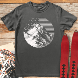Noble Peak T Shirt Gift For Skier