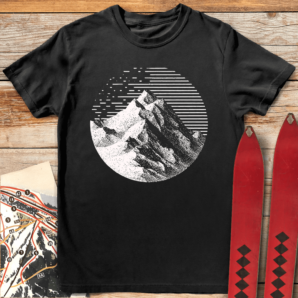 Noble Peak T Shirt Gift For Skier