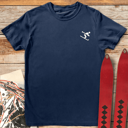 Pocket Tuck T Shirt Gift For Skier
