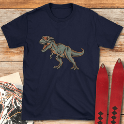 Rex Shreds T Shirt Gift For Skier