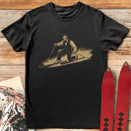Lincoln Telemark T Shirt Gift For Skier