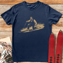 Lincoln Telemark T Shirt Gift For Skier