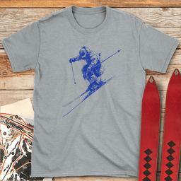 Rough Rider T Shirt Gift For Skier