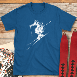 Rough Rider T Shirt Gift For Skier
