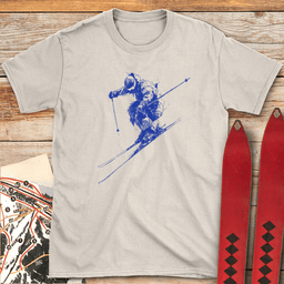 Rough Rider T Shirt Gift For Skier