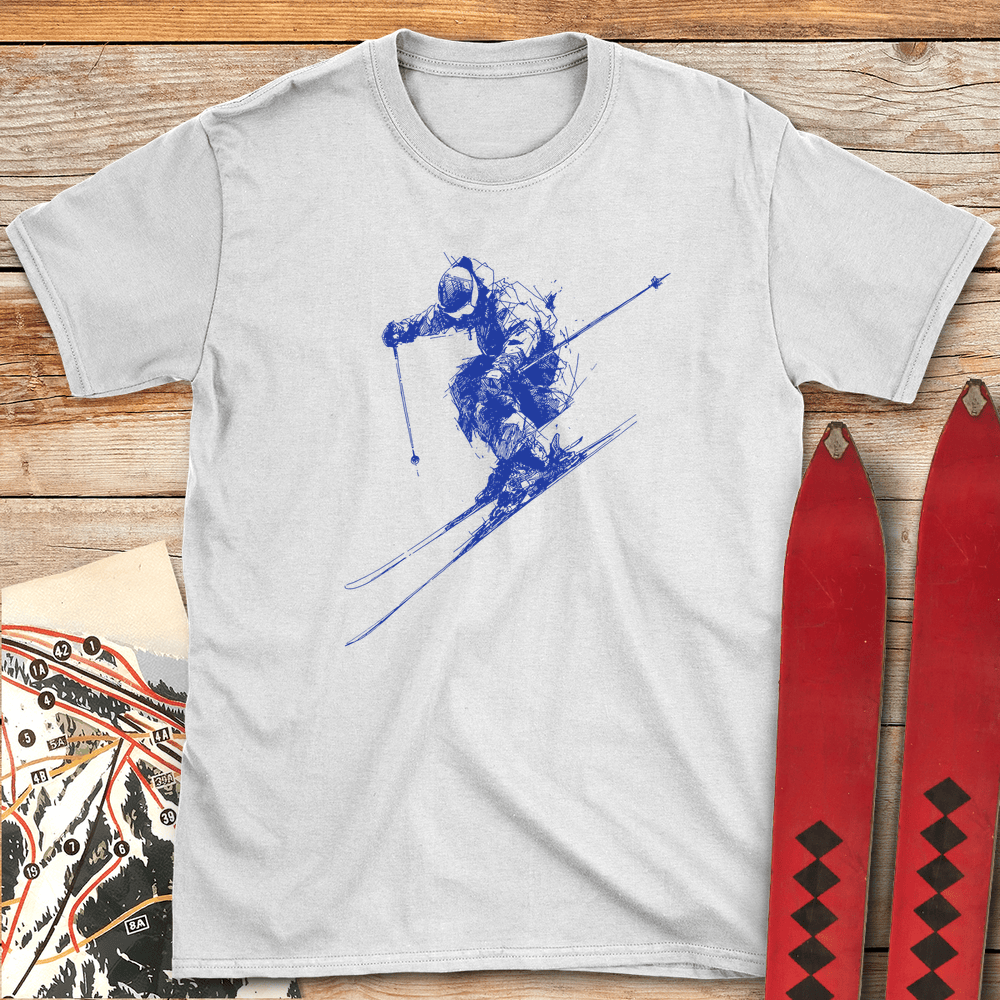 Rough Rider T Shirt Gift For Skier
