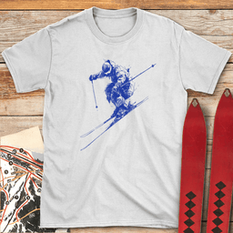 Rough Rider T Shirt Gift For Skier