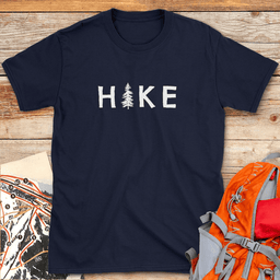 Hike Tree T Shirt Gift For Skier