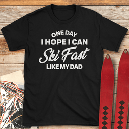 One Day I Hope T Shirt Gift For Skier