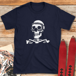 Dead Shred T Shirt Gift For Skier