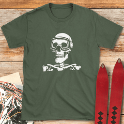 Dead Shred T Shirt Gift For Skier