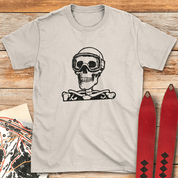 Dead Shred T Shirt Gift For Skier