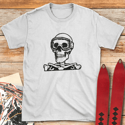 Dead Shred T Shirt Gift For Skier