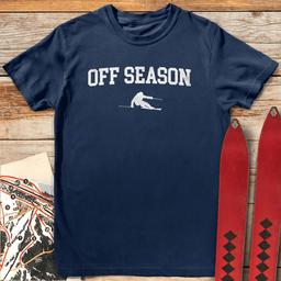 Off Season Skier T Shirt Gift For Skier