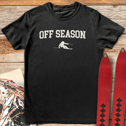 Off Season Skier T Shirt Gift For Skier