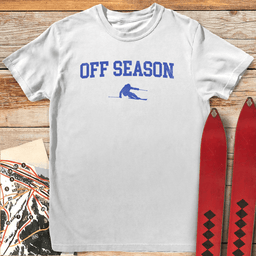 Off Season Skier T Shirt Gift For Skier