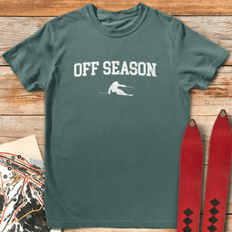 Off Season Skier T Shirt Gift For Skier