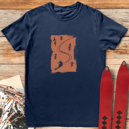 Glade Life T Shirt Gift For Skier