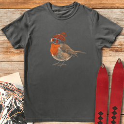 Little Bird Shred T Shirt Gift For Skier