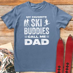 Favorite Buddies T Shirt Gift For Skier