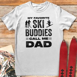 Favorite Buddies T Shirt Gift For Skier
