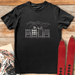 Mountain Cheers T Shirt Gift For Skier