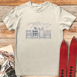 Mountain Cheers T Shirt Gift For Skier