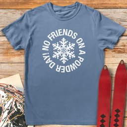 No Friends T Shirt Gift For Skier