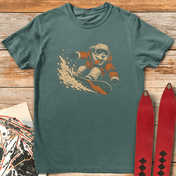 Canine Snowboarder T Shirt Gift For Snowboarder