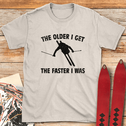 Fast Memories Ski T Shirt Gift For Skier
