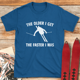 Fast Memories Ski T Shirt Gift For Skier